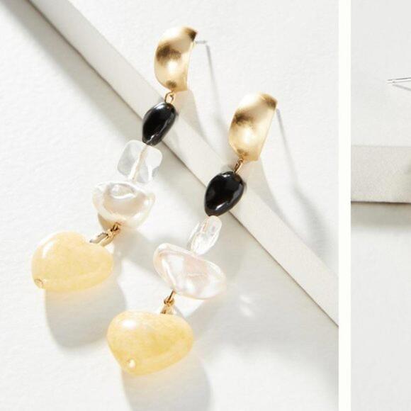 Anthropologie Emmeline Huggie Hoop Earrings - Picture 1 of 5